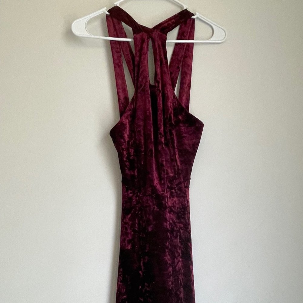 Maroon Altar'd State Mini/Midi Dress